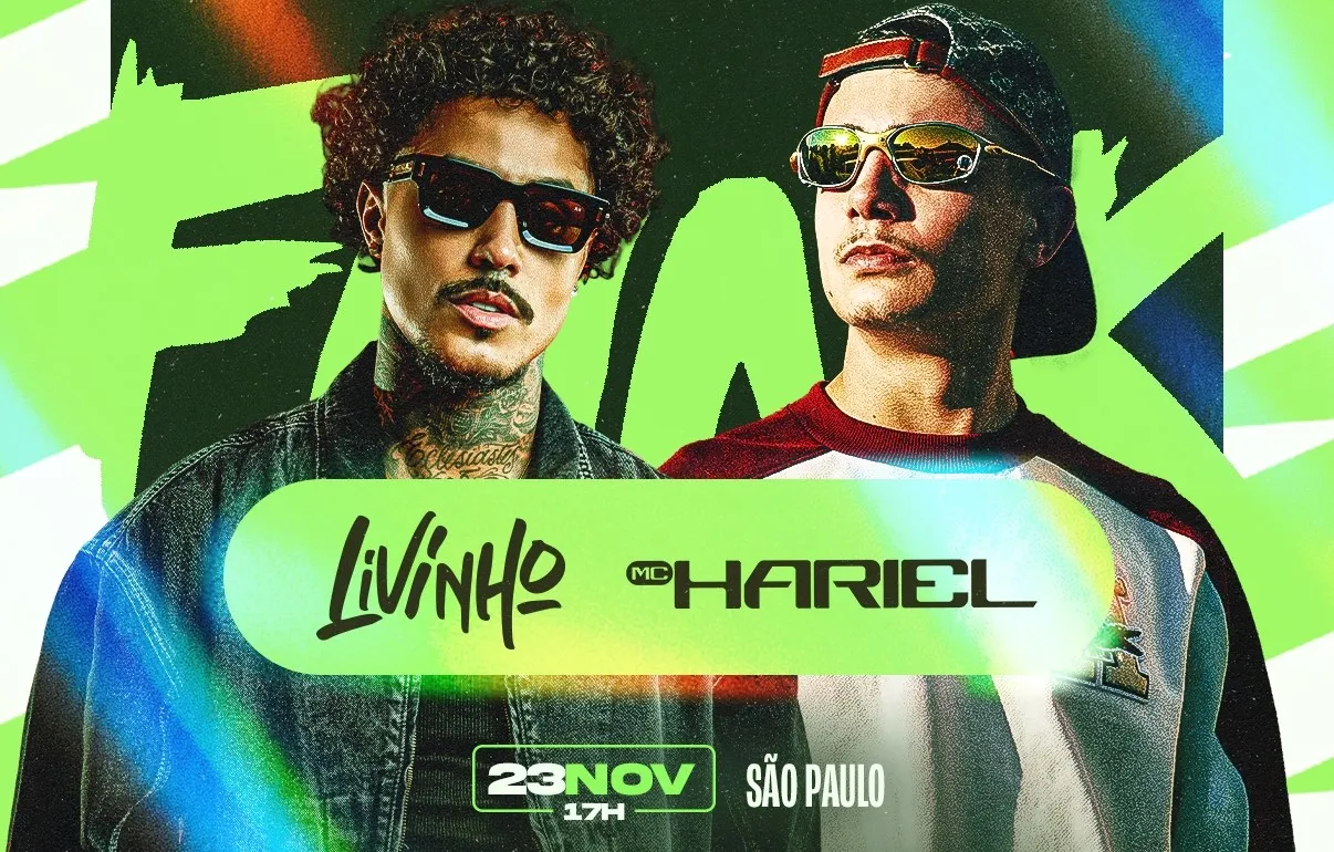 MC Livinho e MC Hariel comandam o Funk Experience na Suhai Music Hall