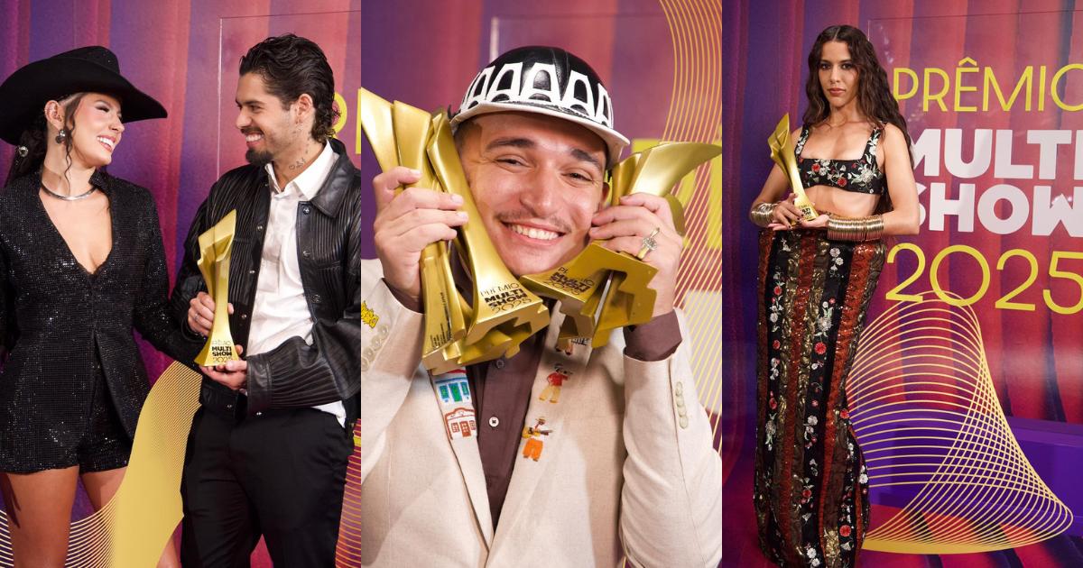 João Gomes é o dono da noite! Confira os vencedores e os vídeos do que rolou no Prêmio Multishow 2025