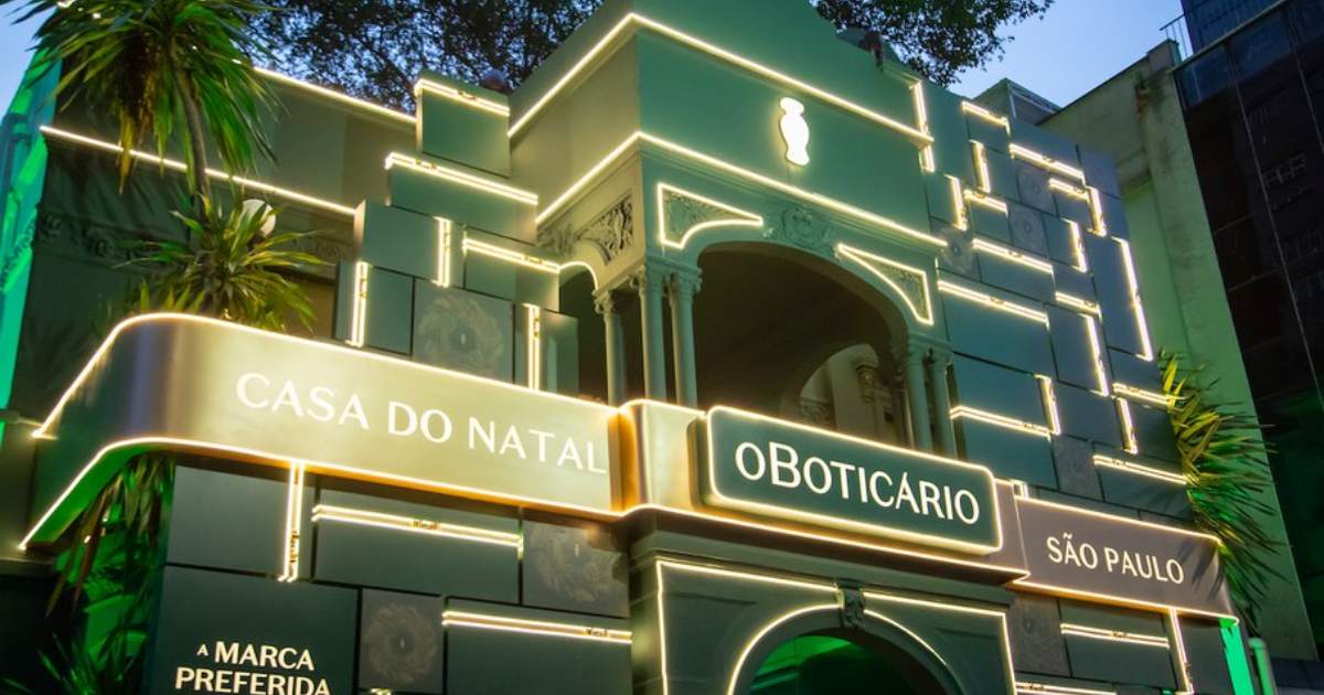 O Boticário leva a magia do Natal para a Avenida Paulista com a Casa do Natal