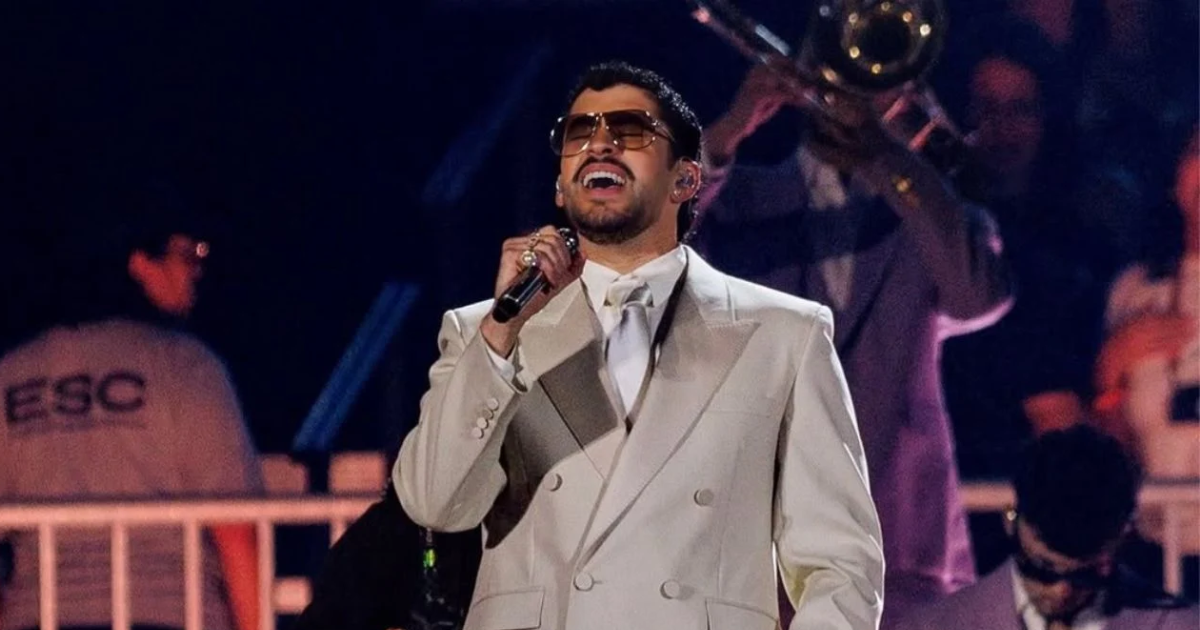 Óculos oversized de Bad Bunny viram protagonistas do look