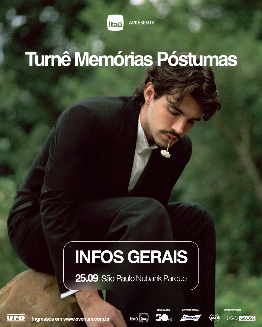 Jão estreia “Memórias Póstumas” nesta sexta em SP com palco 360º