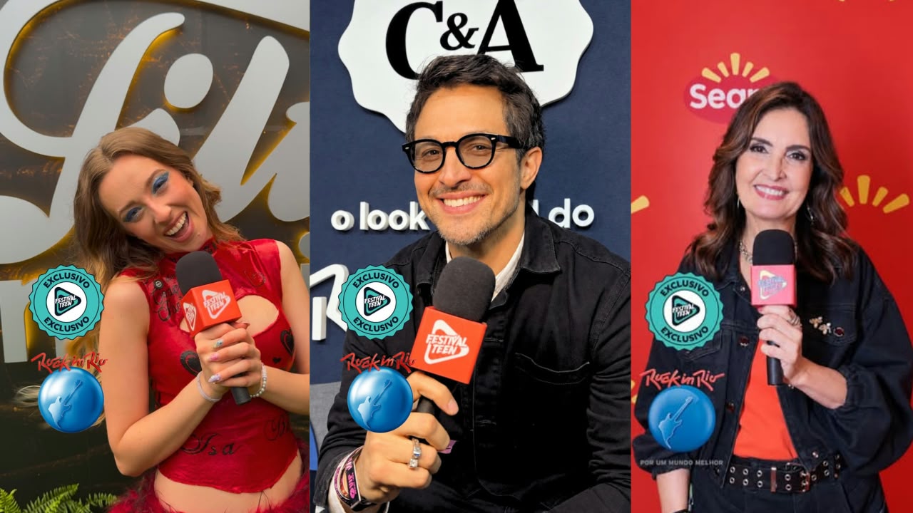 Do Rock in Rio para o feed: veja as celebridades queconversaram com o FT no festival