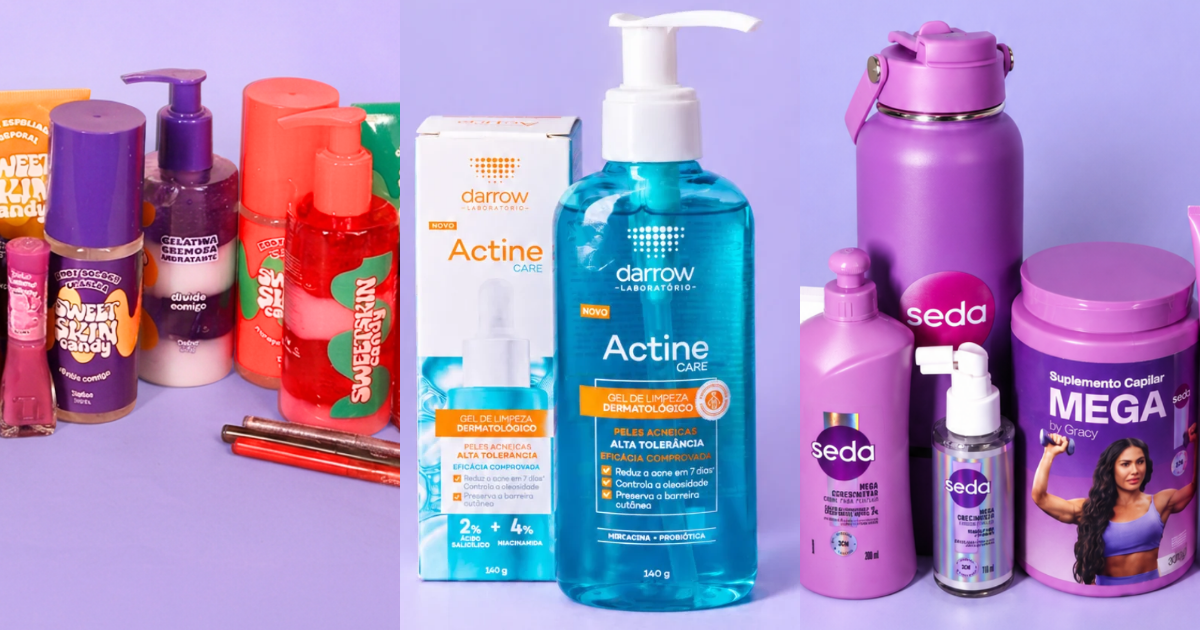 Haircare, maquiagem e skincare: confira todas as novidades do RecebidosFT da semana